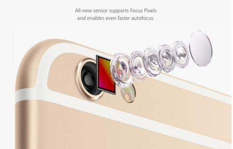 iPhone6s拍照、攝像性能均提升1200萬(wàn)像素